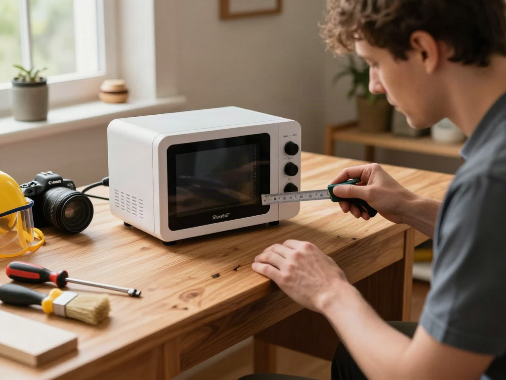 Shashel® traitement anti-ver dans le bois avec équipement de micro-ondes à domicile.